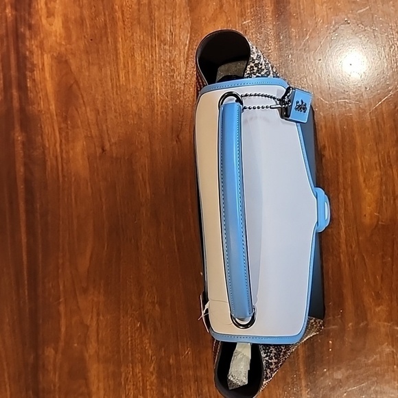 NWT Coach Courier Carryall With Snakeskin Detail - Picture 8 of 13